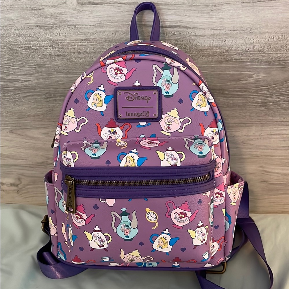 Loungefly Purple Disney Teapot Backpack